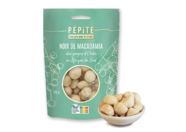 MACADAMIA  RAW  AFRIQUE du SUD  125g