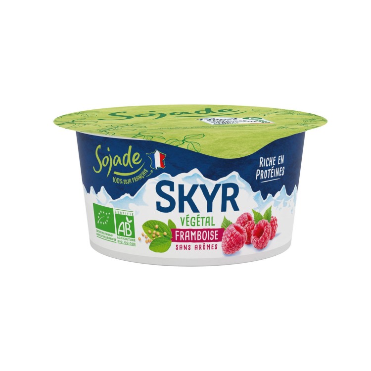 SKYR VEGETAL  FRAMBOISE     150g