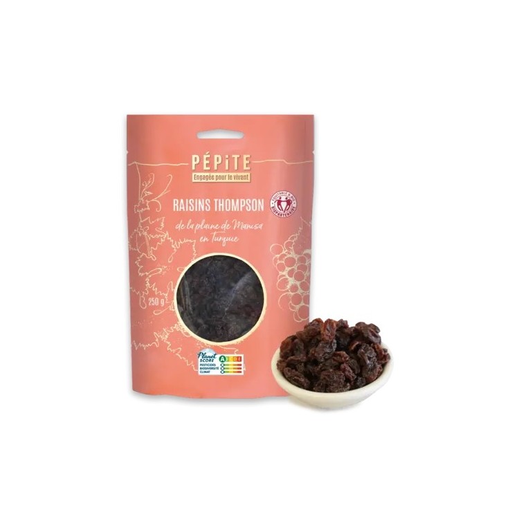 RAISINS THOMPSON TURQUIE 250g