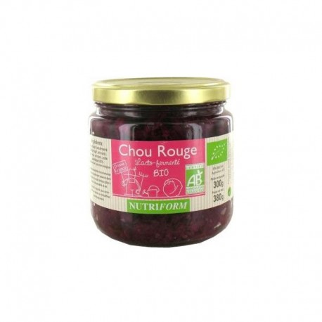 Chou rouge lacto fermenté 380 gr bio Chou rouge lacto fermenté 380 gr bio