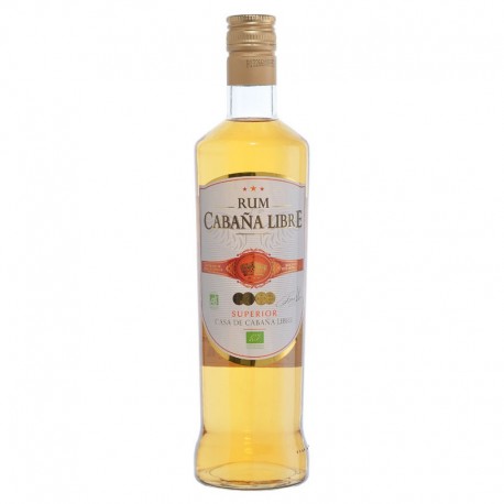 Rhum Cabana libre ambré 70 cl Rhum Cabana libre ambré 70 cl