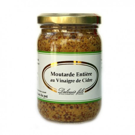 MOUTARDE A L'ANCIENNE AU VINAIGRE DE CID MOUTARDE A L'ANCIENNE AU VINAIGRE DE CID