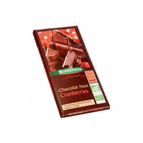CHOCOLAT NOIR CRANBERRIES CHOCOLAT NOIR CRANBERRIES