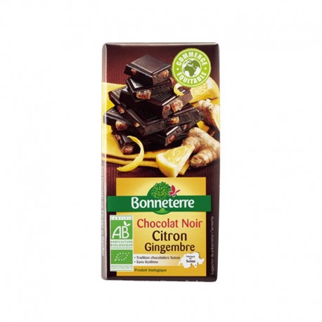 CHOCOLAT NOIR CITRON GINGEMBRE CHOCOLAT NOIR CITRON GINGEMBRE