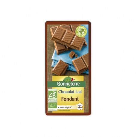 CHOCOLAT FONDANT AU LAIT 100 gr CHOCOLAT FONDANT AU LAIT 100 gr