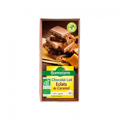CHOCOLAT LAIT ECLATS DE CARAMEL CHOCOLAT LAIT ECLATS DE CARAMEL